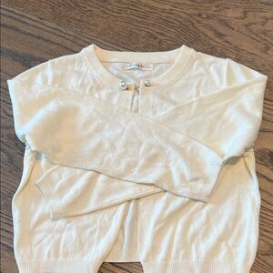 Elegant Cream Women's Sweater